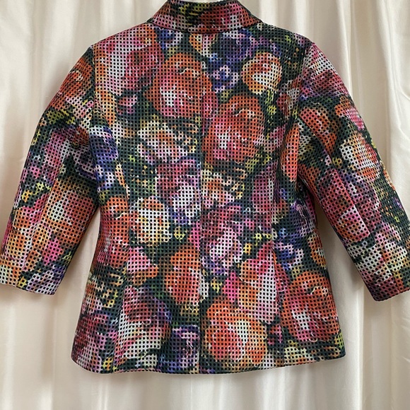 WORTH NEW YORK colorful abstract jacket.  size 8 - Picture 5 of 14